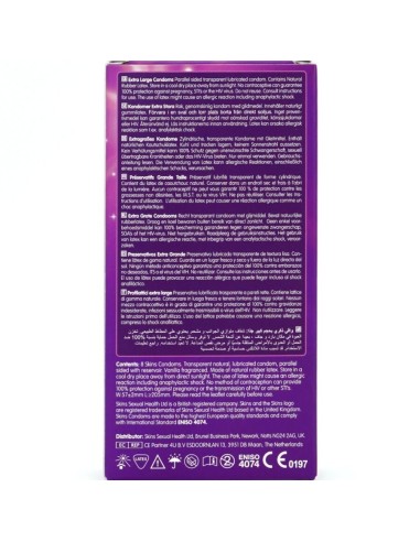 Skins Tamaño Xl Preservativos Premium... Skins Tamaño Xl Preservativos Premium...
