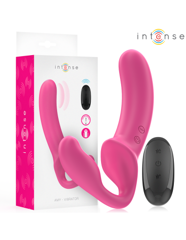 Intense Amy Vibrador Doble 20 cm Rosa... Intense Amy Vibrador Doble 20 cm Rosa...