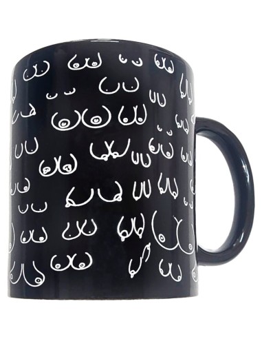 Diablo Picante Tasse Seins Noire 370 ml