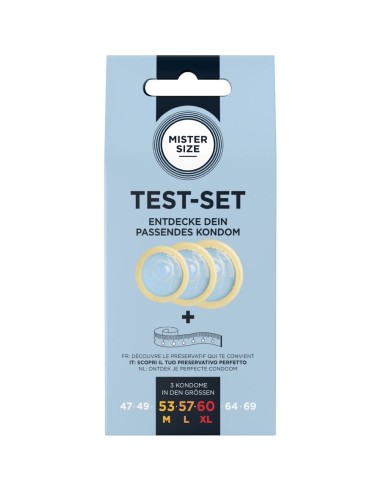Mister Size Kit De Teste Com 3...