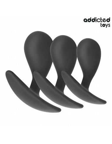 Addicted Toys Conjunto De 3 Plug Anal... Addicted Toys Conjunto De 3 Plug Anal...