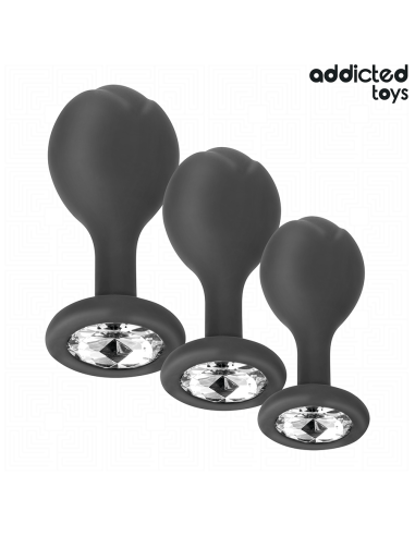 Addicted Toys Set Of 3 Anal Plug...