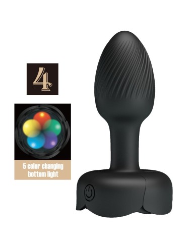 Pretty Love Olman Anal Plug With Led...