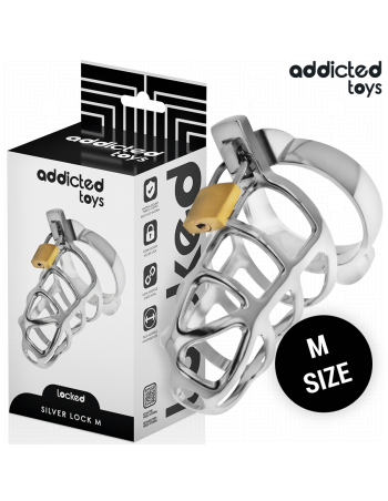 Addicted Toys Locked Silver...