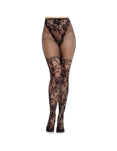 Leg Avenue Dahlia Lace Stockings With...