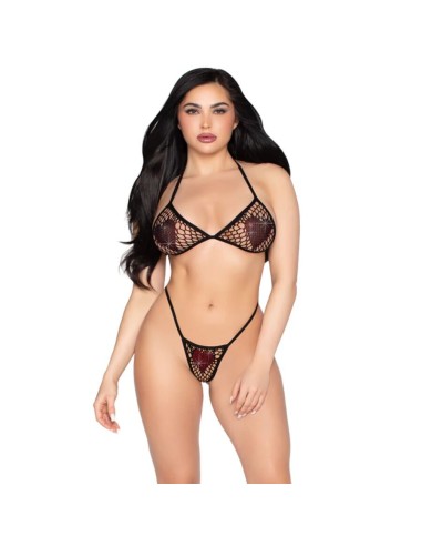 Leg Avenue 86147 Fishnet Bra Top And...