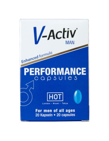 Hot V Activ Cápsulas Hombre 20 Unidades