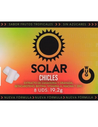 WUG solar A goma de mascar que...
