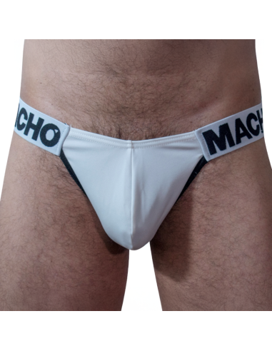 Macho Mch009 Weisses Slip Seiten