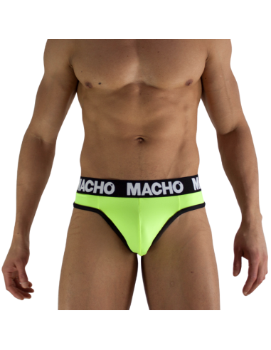 Macho Mtg001 Fluorescent Yellow Thong...