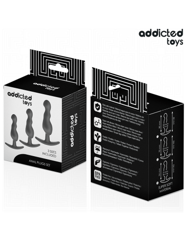 Addicted Toys Conjunto De 3 Plug Anal... Addicted Toys Conjunto De 3 Plug Anal...
