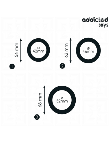 Addicted Toys Set De Anillos Silicona...