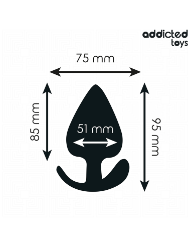 Addicted Toys Analplug Grösse Xl 9.5 cm