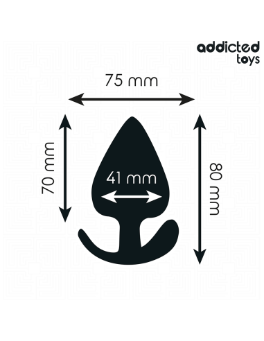 Addicted Toys Plug Anal Taille L 8 cm