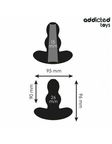 Addicted Toys Plug Anal Oco Tamanho M...