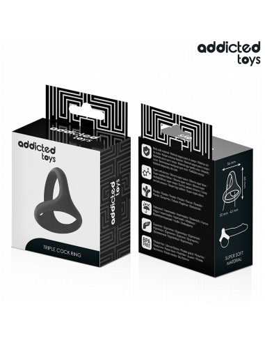 Addicted Toys Anneau Pénis Triple Épais