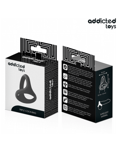 Addicted Toys Anello Per Pene Triplo...