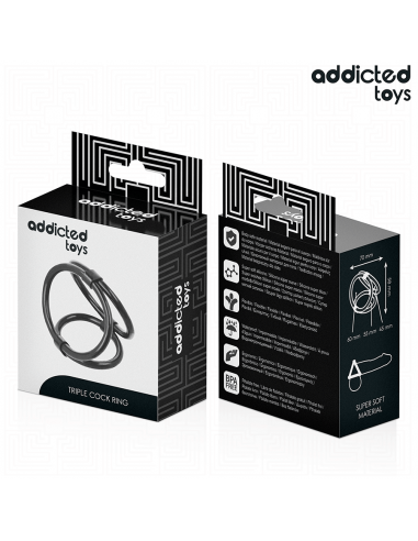 Addicted Toys Dreifach Penisring