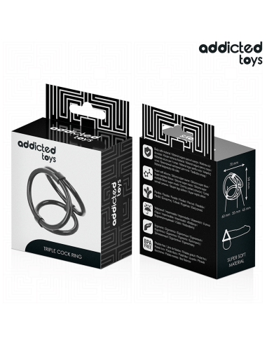 Addicted Toys Triple Penis Ring