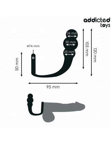 Addicted Toys Plug Anal Con Anillo...