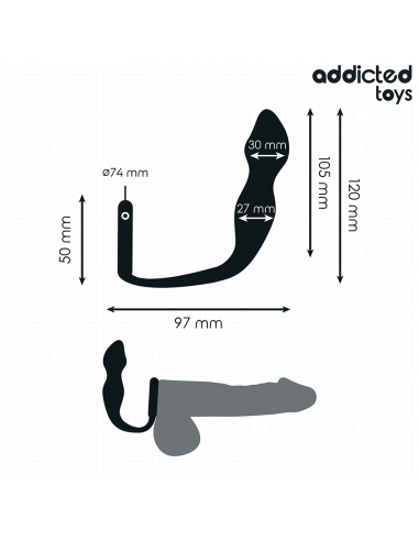 Addicted Toys Anal Plug With Ring...
