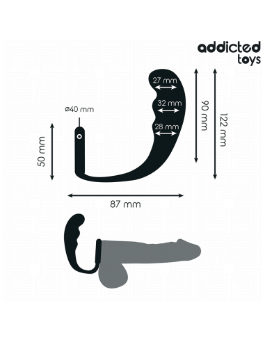 Addicted Toys Plug Anal Com Anel... Addicted Toys Plug Anal Com Anel...