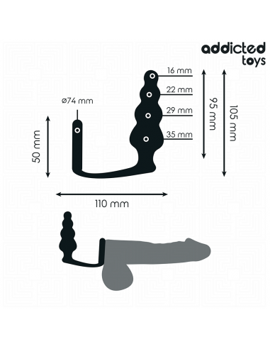 Addicted Toys Plug Anal Con Anillo...
