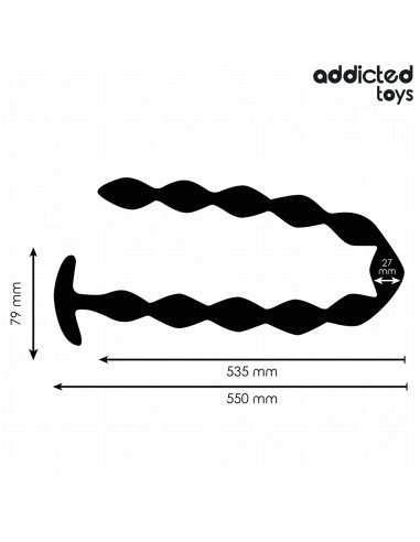 Addicted Toys Plug Anal Extra Longo Addicted Toys Plug Anal Extra Longo