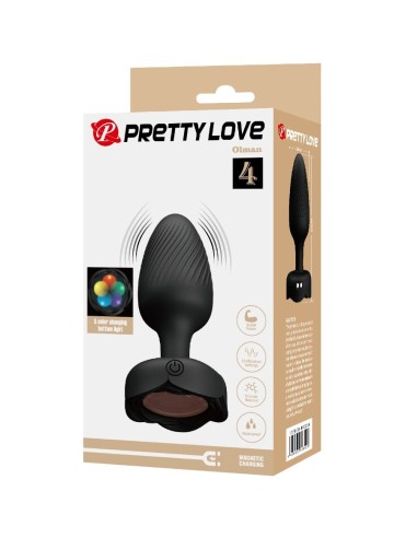 Pretty Love Olman Anal Plug With Led...