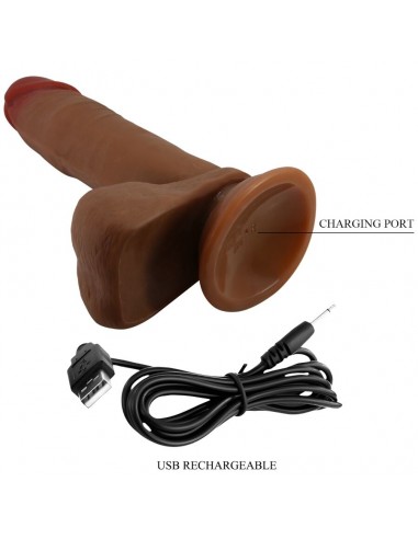 Baile Abel Dildo Realista 21 cm Mulato