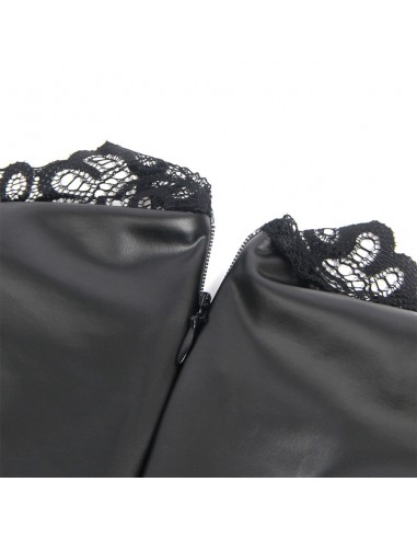 Subblime 957544 Lace Collar Leather...