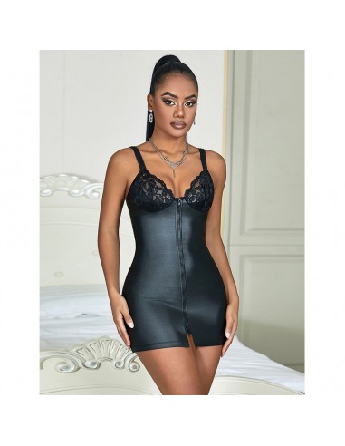 Subblime 957568 Vestido De Cuero Con... Subblime 957568 Vestido De Cuero Con...