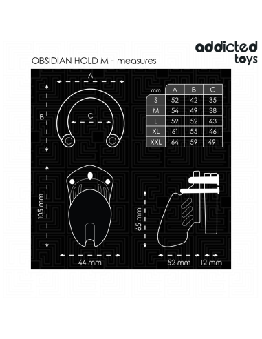 Addicted Toys Locked Obsidian Hold...