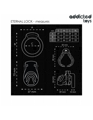 Addicted Toys Locked Eternal Lock...