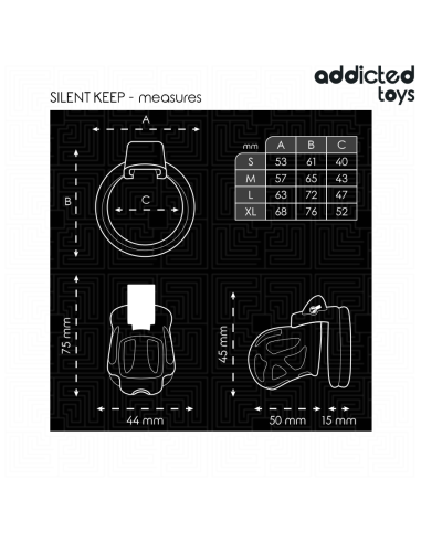 Addicted Toys Locked Silent Keep...