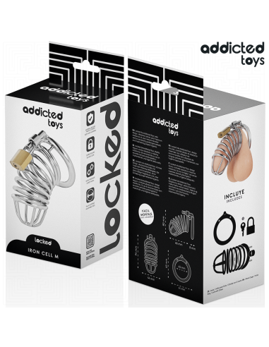Addicted Toys Locked Iron Cell Jaula... Addicted Toys Locked Iron Cell Jaula...