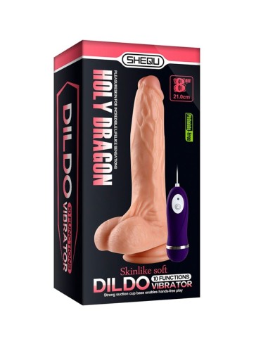 SHEQU Gode vibrateur Holy Dragon avec...