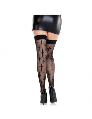 Leg Avenue Bas En Dentelle Worship Me...