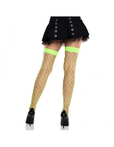Leg Avenue Medias Altas De Red Ancha...