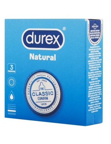 Durex Natural Classic 3 pcs - MySexyShop.eu