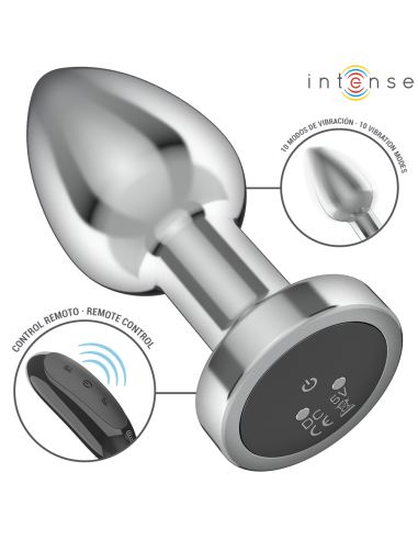 Intense Plug Anal 10 Vibrations Métal...