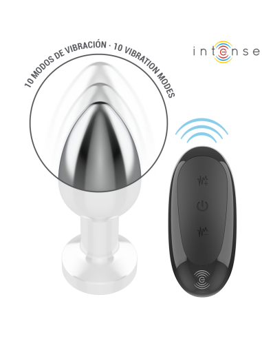 Intense Plug Anal 10 Vibrations Métal...