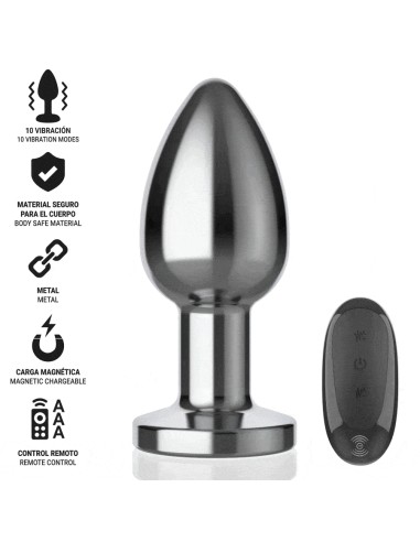 Intense Anal Plug 10 Vibrations Metal...
