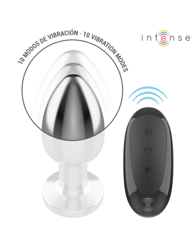 Intense Anal Plug 10 Vibrations Metal...