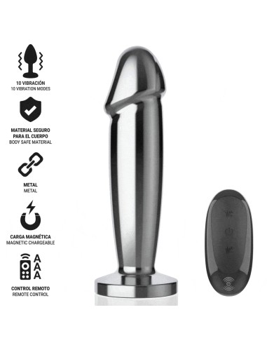 Intense Anal Plug 10 Vibrations Metal...