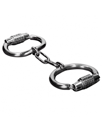 Metallhard handcuffs mit kombinationsschloss - MySexyShop.eu