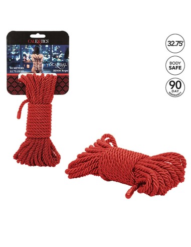 Calexotics Scandal Red Bdsm Rope 10 M