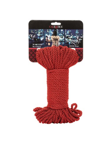 Calexotics Scandal Corde Bdsm Rouge 30 M