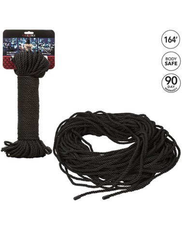 Calexotics Scandal Corde Bdsm Noire 50 M