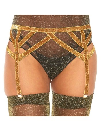 Jauge Leg Avenue Golden Lurex Taille Unique - MySexyShop